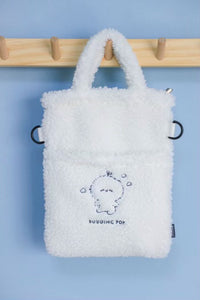 Budding Pop Fuzzy Tote Bag