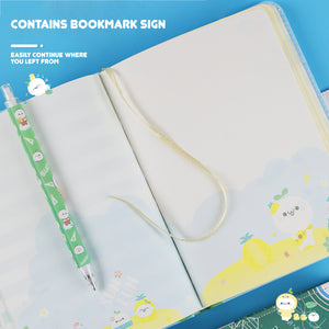 Budding Pop Squishy Notebook and Pen (Gift Set)