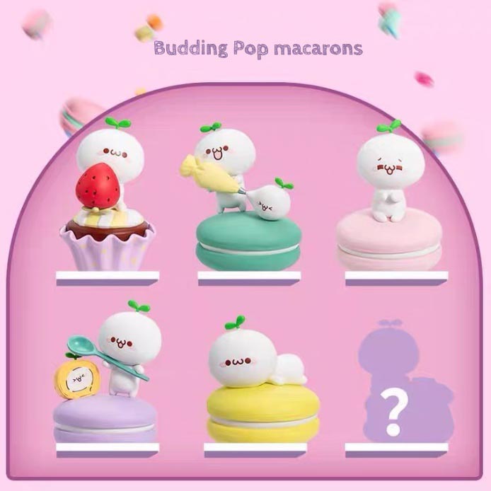 Budding Pop Macaron Figurines (blind boxes)