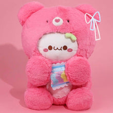 Load image into Gallery viewer, Budding Pop Pink Teddy Bear
