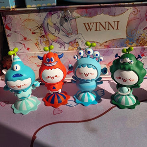 Budding Pop Rainbow Monster Figurines