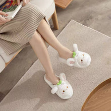 Load image into Gallery viewer, Budding Pop Rabbit Home Slippers
