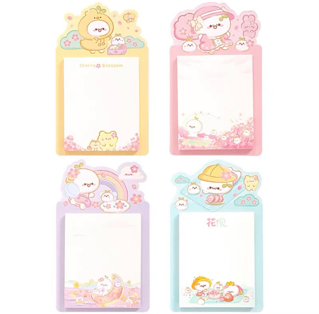 Budding Pop Sticky Memo Pads