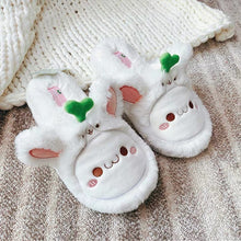 Load image into Gallery viewer, Budding Pop Rabbit Home Slippers
